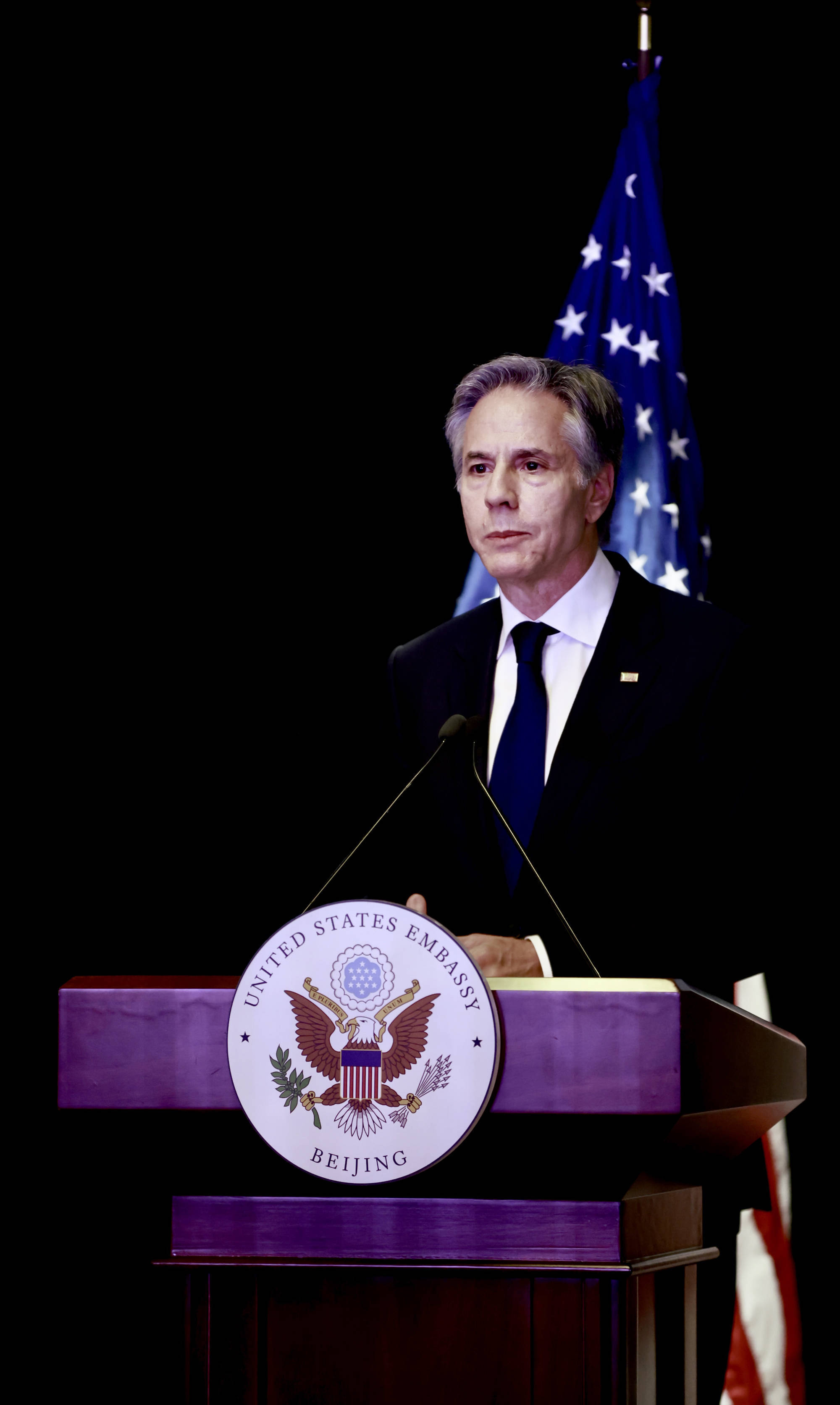 布林肯:中美将举行"人工智能政府间对话"首次会议