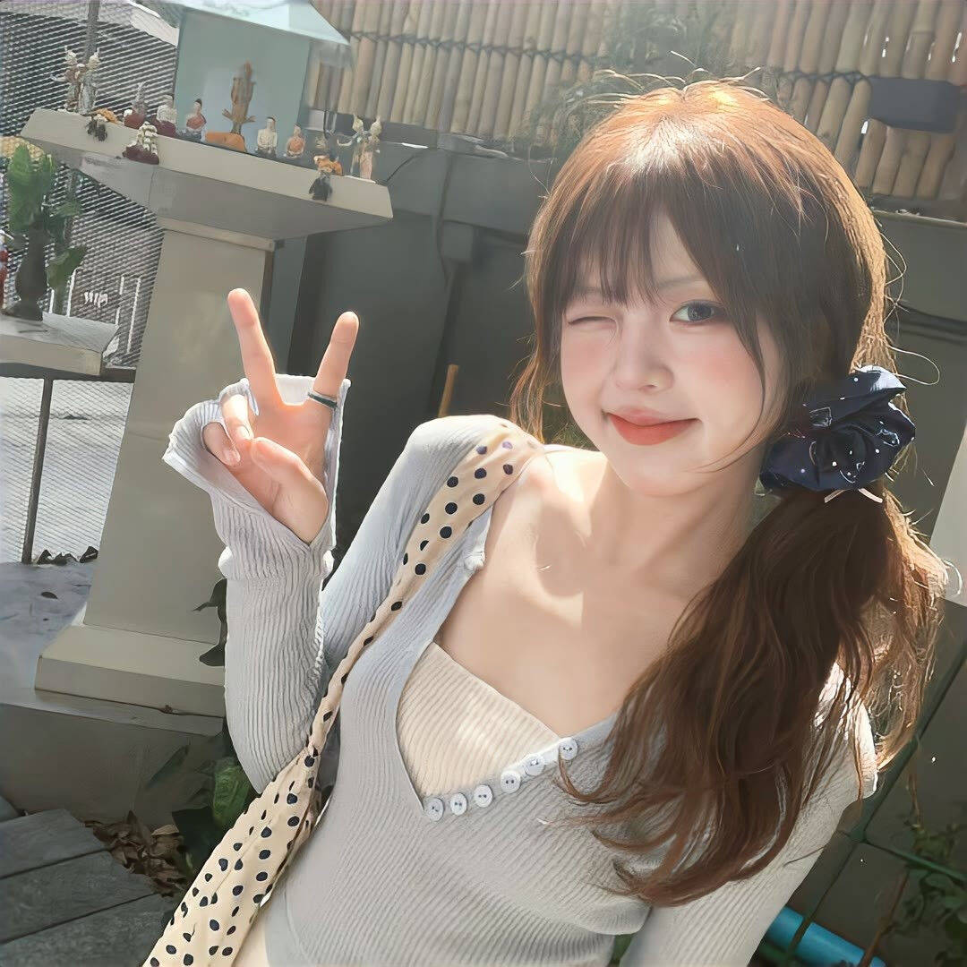 韩系美女363436373039氛围感女头