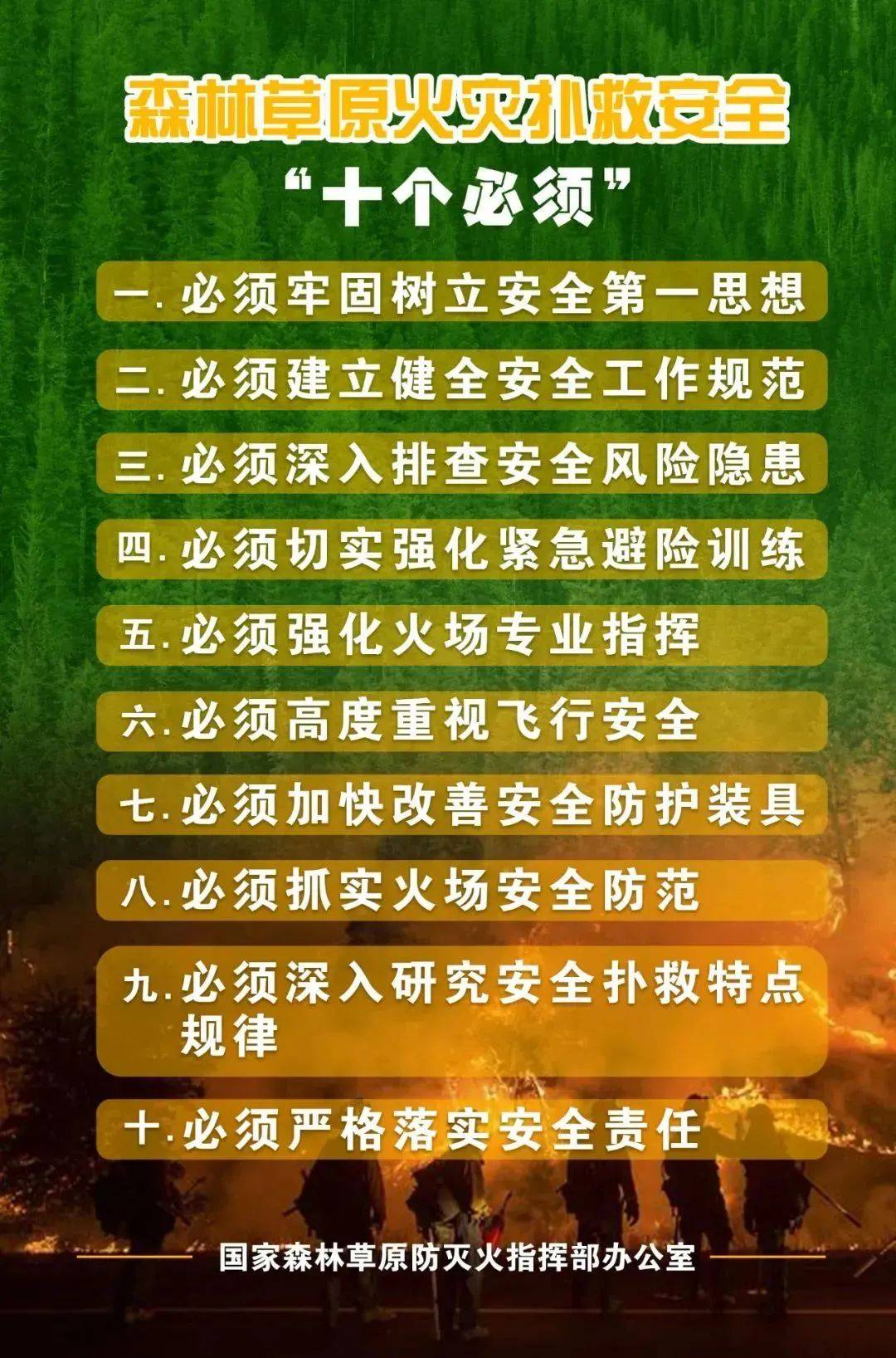 【森林防火】森林草原防灭火知识点