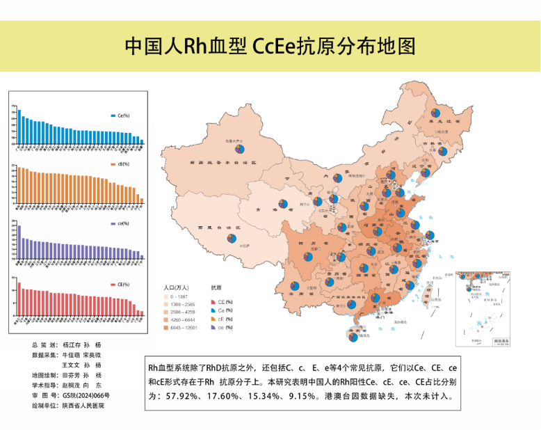 重磅 | 中国人"熊猫血"分布地图发布