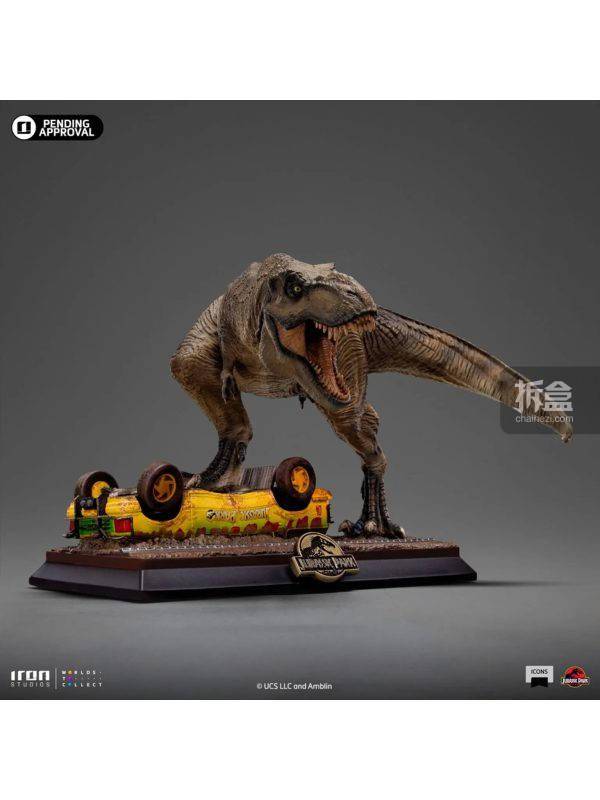 iron studios art scale 侏罗纪公园 霸王龙 1/10雕像