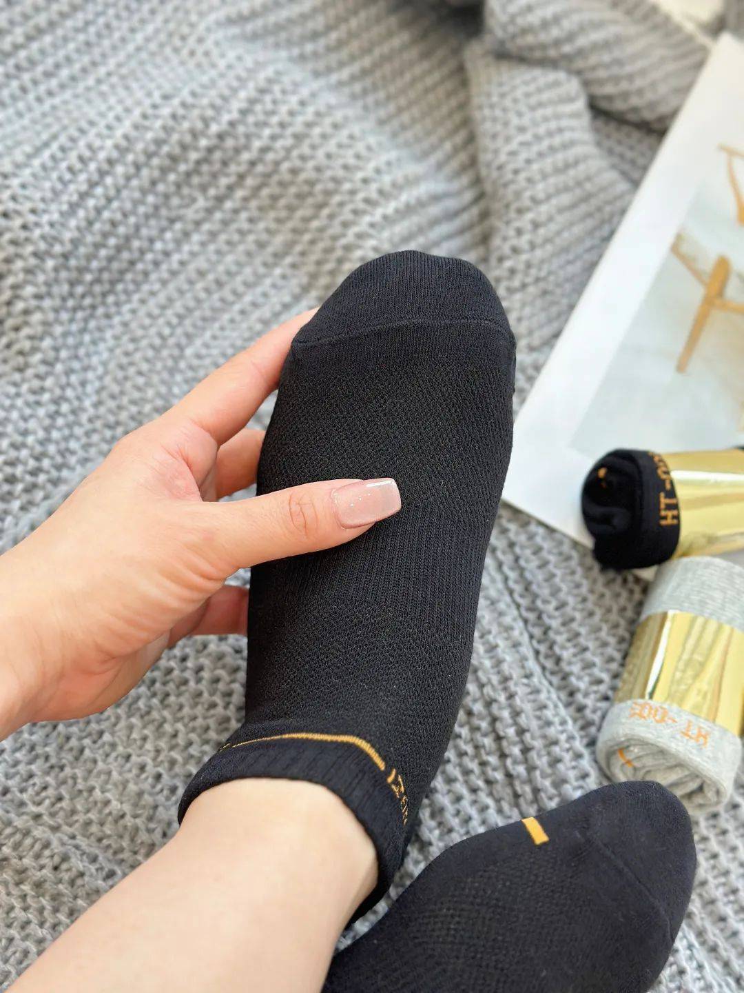 穿一个星期不臭脚的袜子75瞬间治愈 老公的"香港脚"一直觉得 袜子真