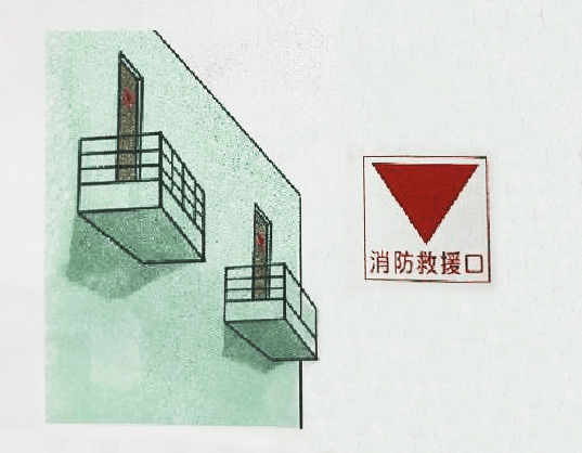 窗式消防救援口可选取窗或门两种形式消防救援口▲消防车登高操作