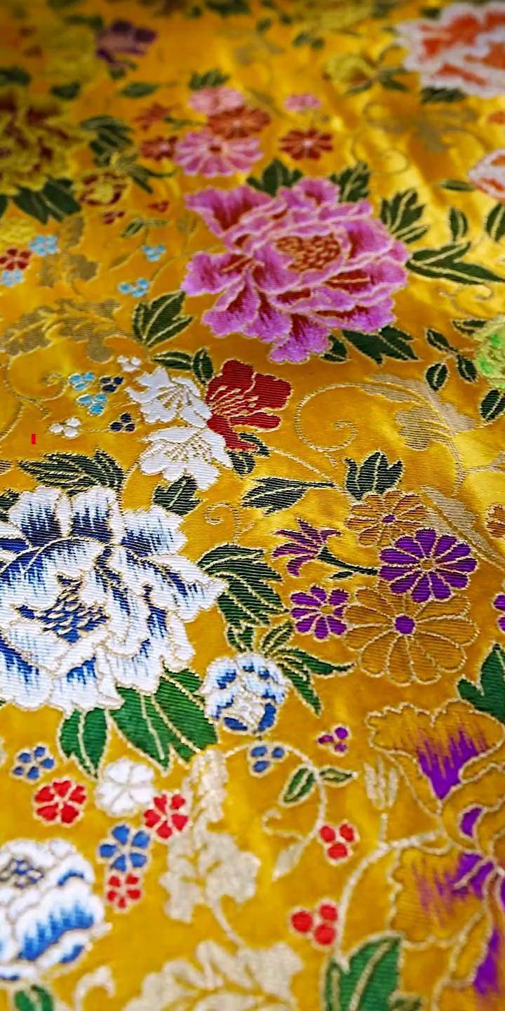 非遗手工妆花云锦 南京云锦研究所 南京云锦博物馆 真丝面料 非遗传承