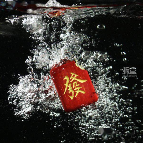 所乐工作室 发财麻将 苹果 可爱q版麻将水果 潮玩手办摆件