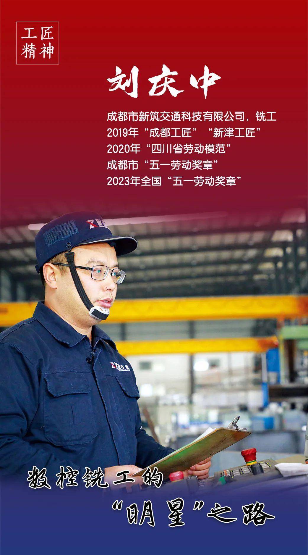 致敬劳动 | 数控铣工刘庆中的"明星"之路