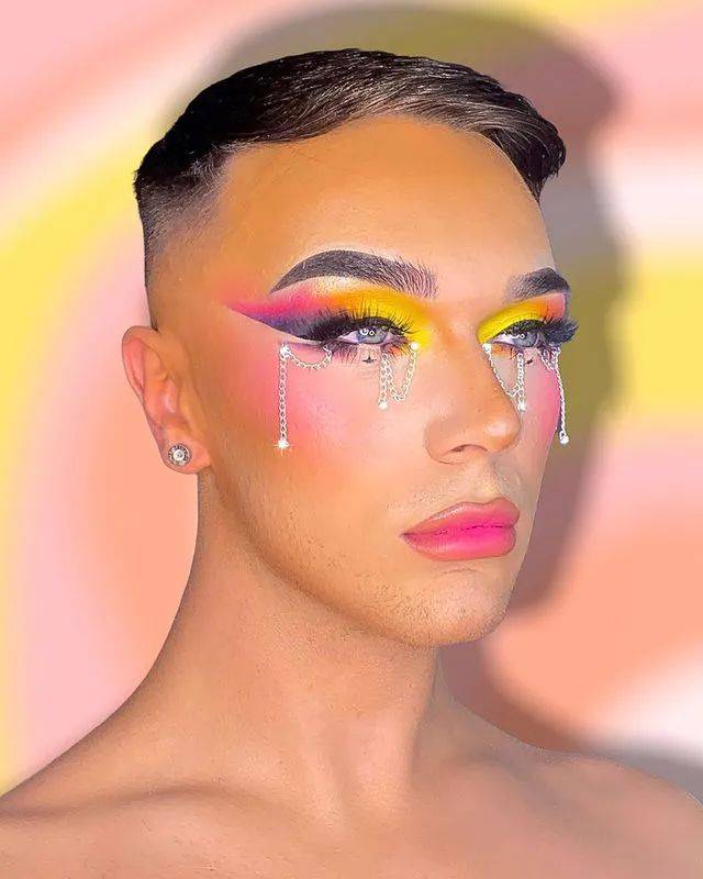 赏析|美妆博主connor妆容集锦_彩绘_淘宝_咨询