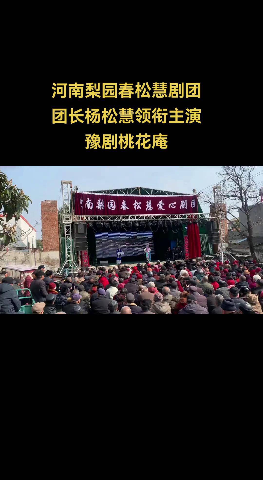 河南梨园春松慧剧团团长杨松慧领衔主演豫剧桃花庵戏曲 杨松慧