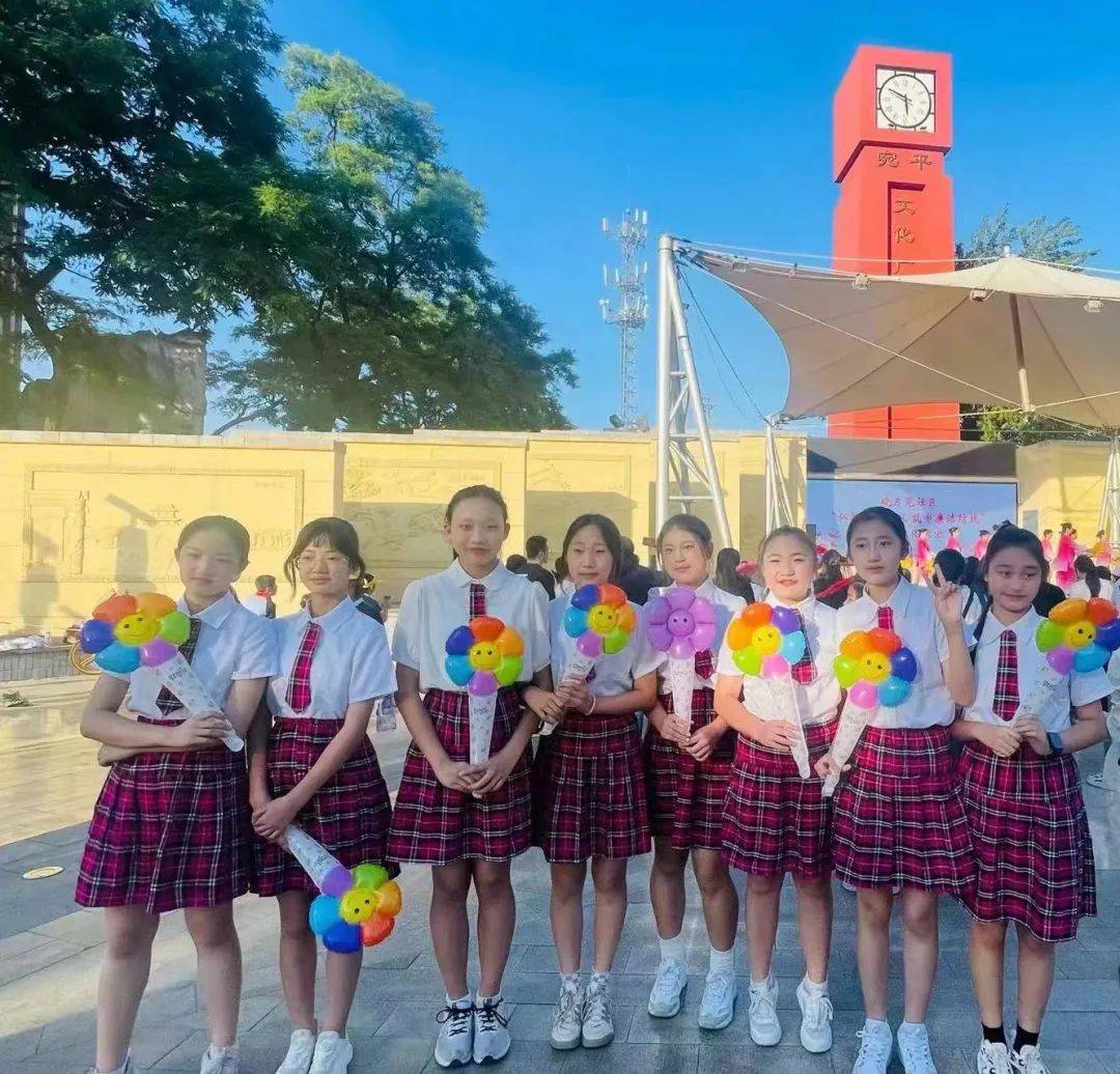 丰台二中卢沟桥学校志愿服务文明实践汇演活动