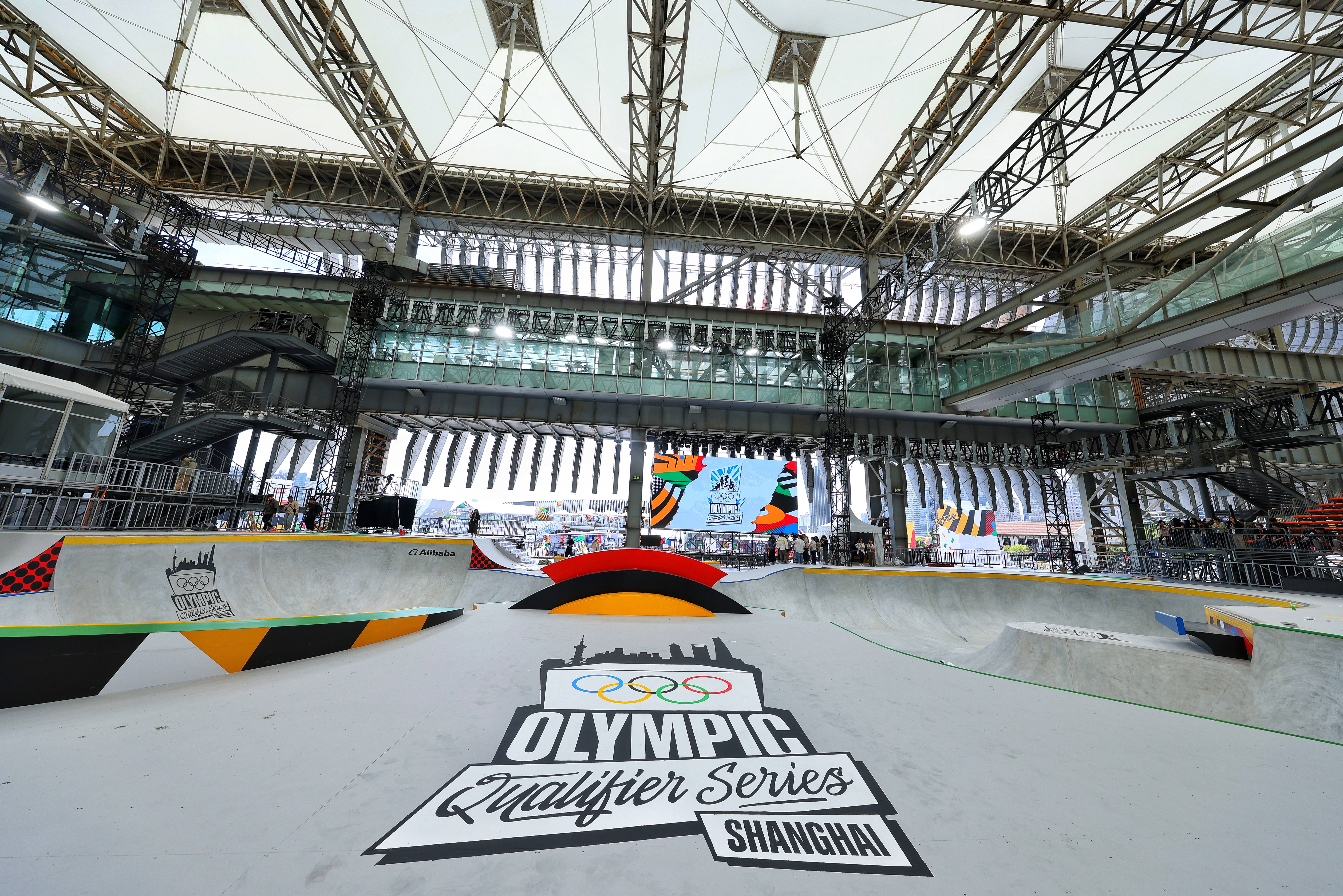 奥运资格系列赛|四大场馆完成搭建,静待选手大显身手_场地_滑板_项目