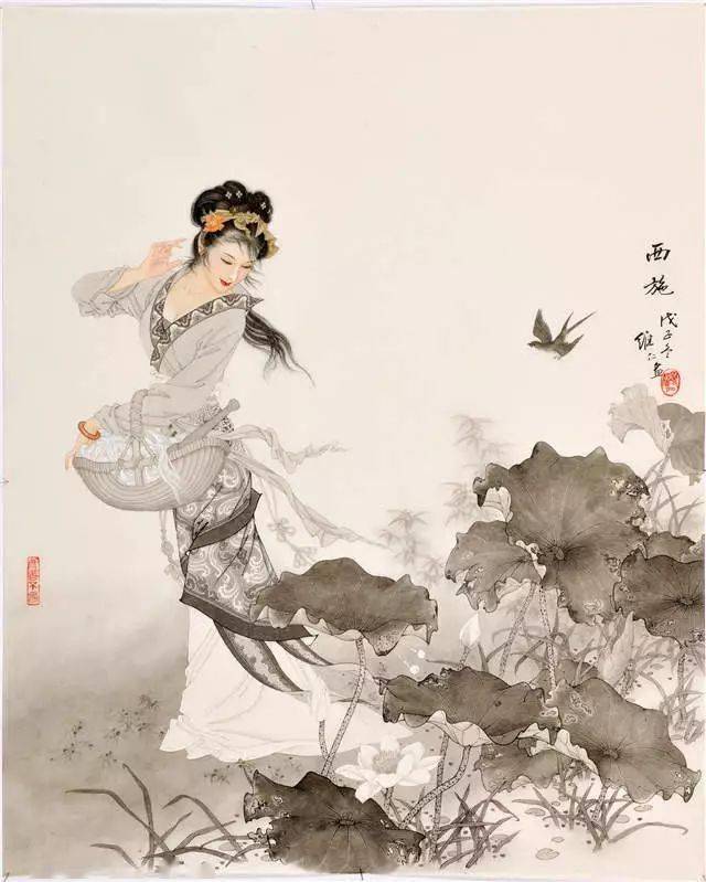 唯美彩墨勾勒中国故事,项维仁工笔画欣赏!