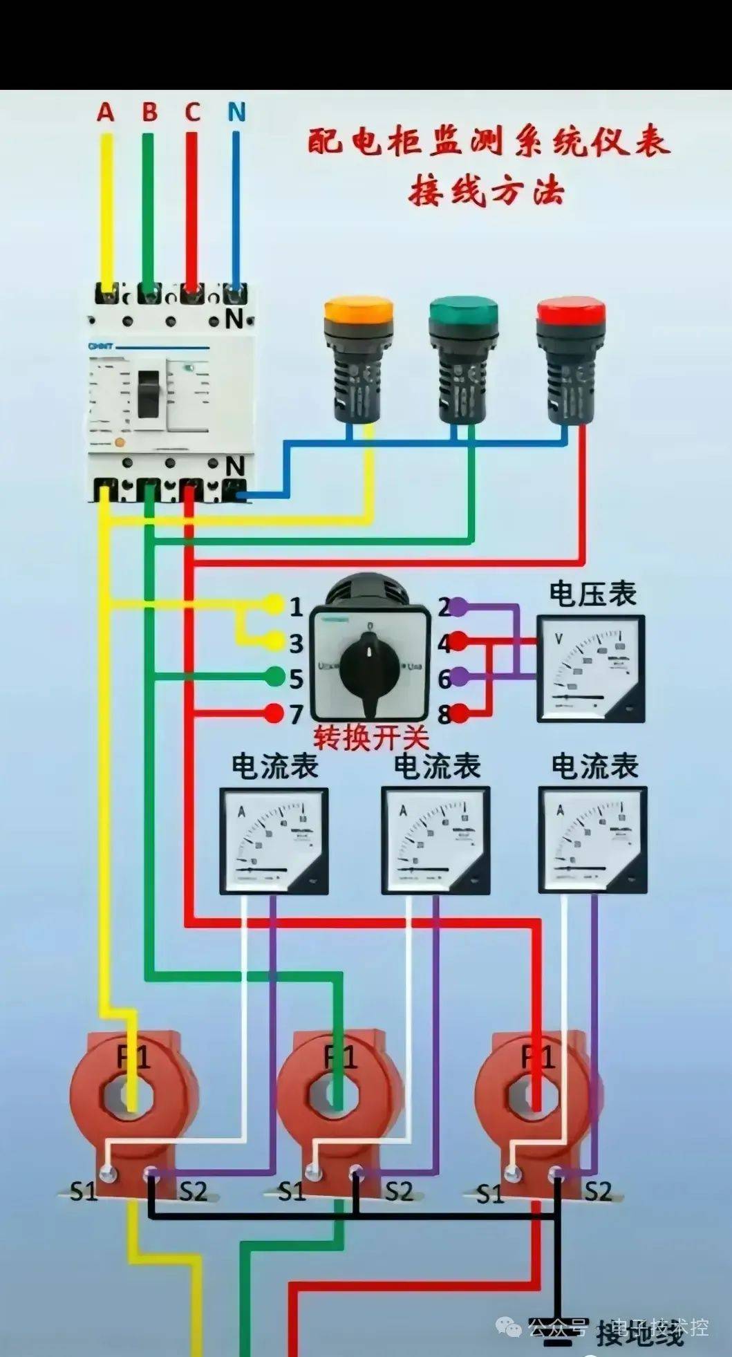 电动机y接法图图片