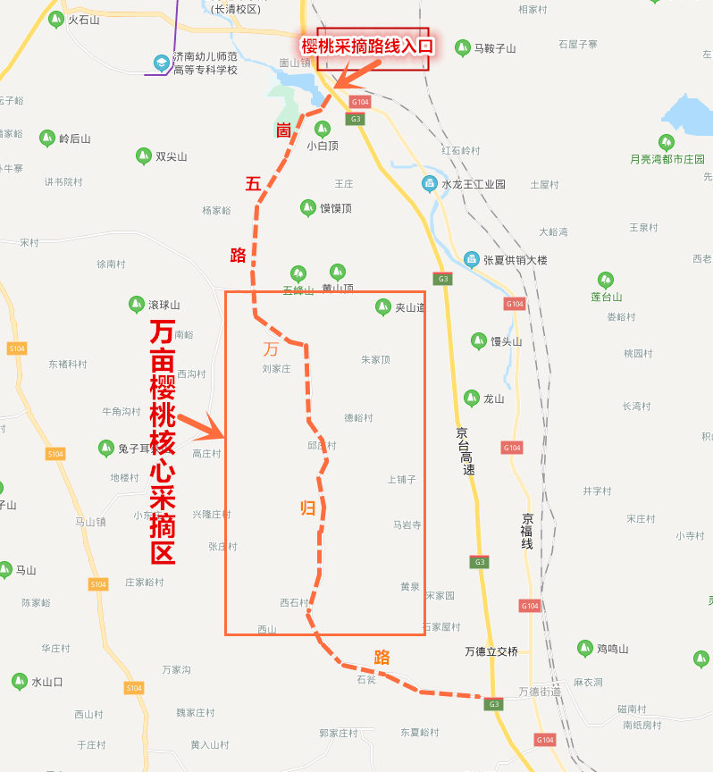 钢城区辛庄镇地图图片
