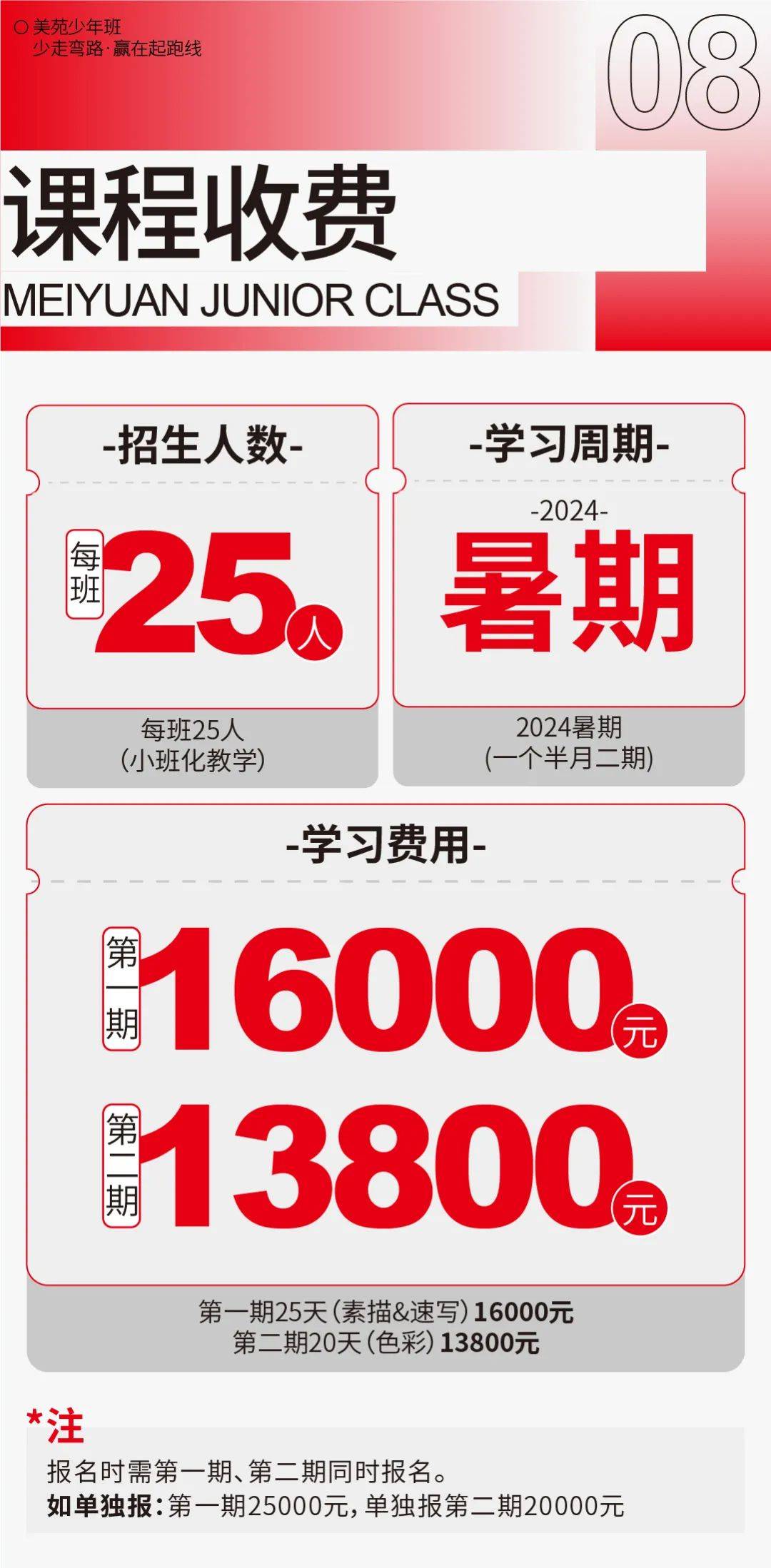 2024美苑少年班暑期招生简章