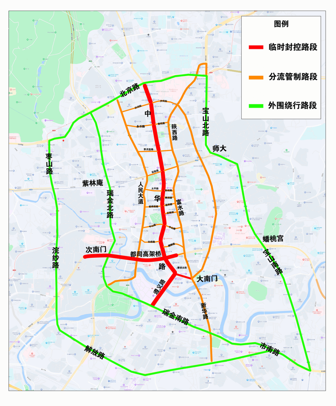 贵阳100路公交线路图图片