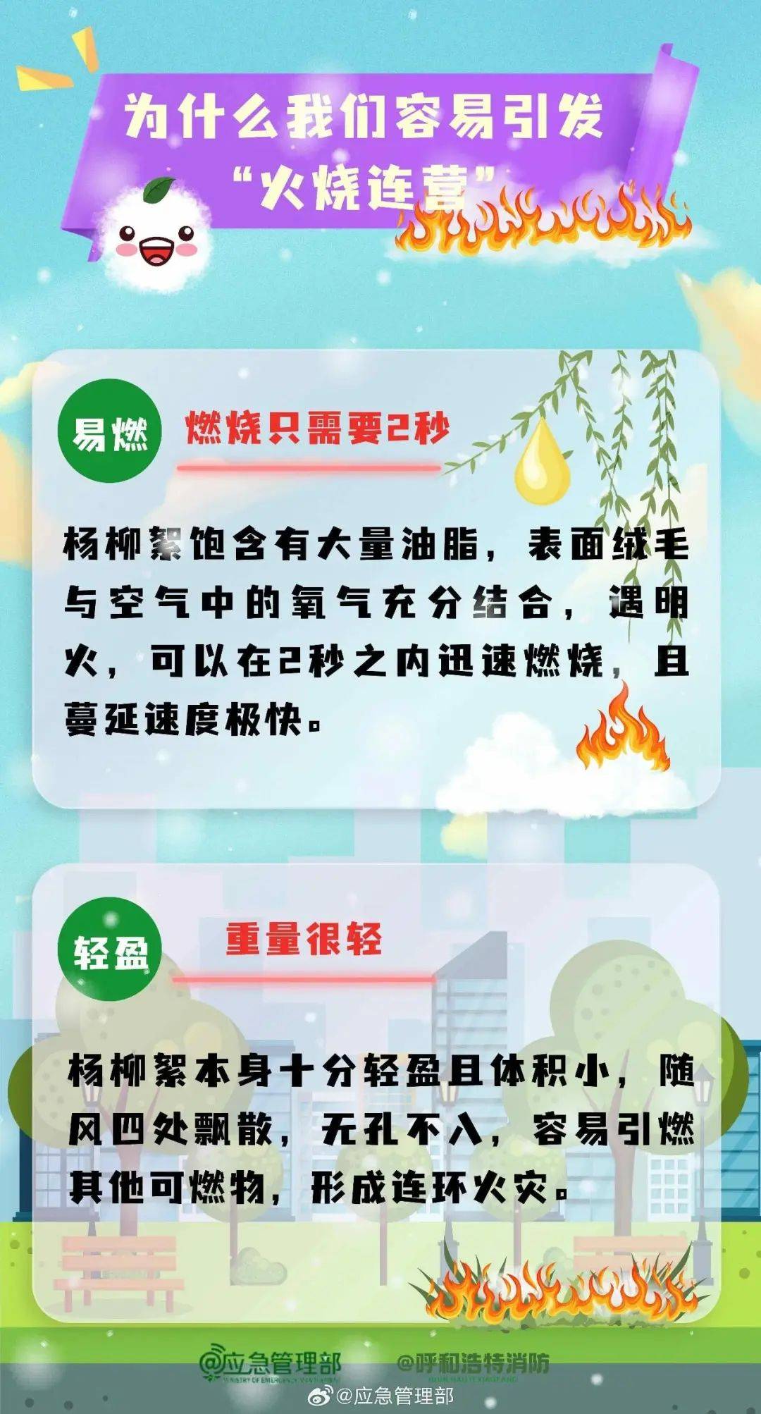 北京7天连发6起杨柳絮火情!正值高发期,千万别"玩火"