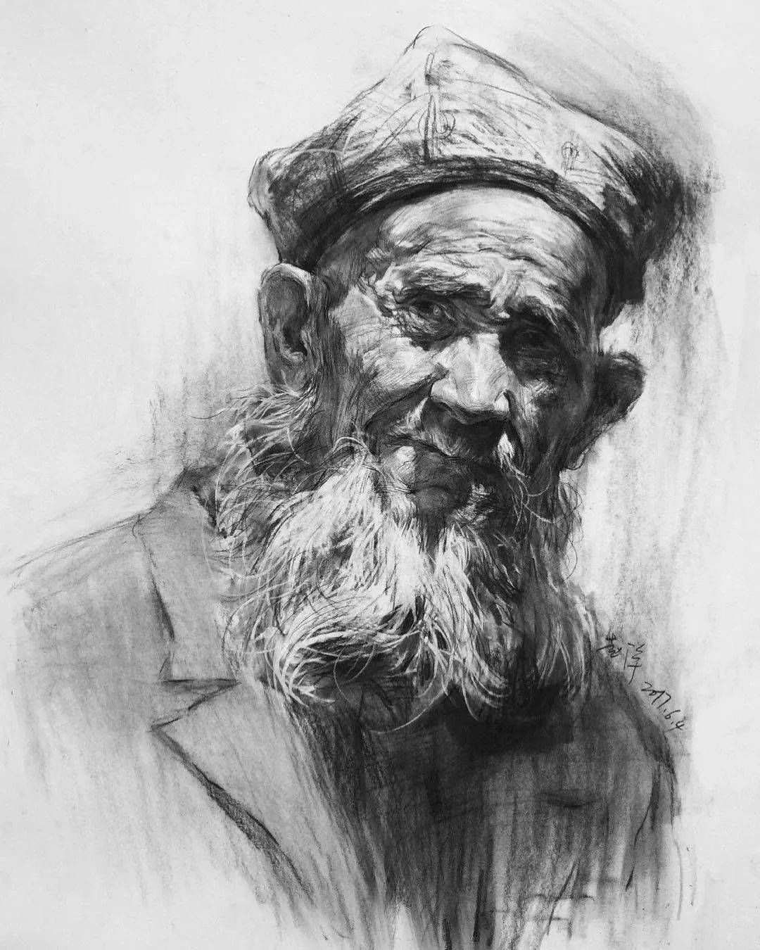 画画真疯狂,笔下绝美少女让你欲罢不能,个个美上天_赵洋_素描_作品