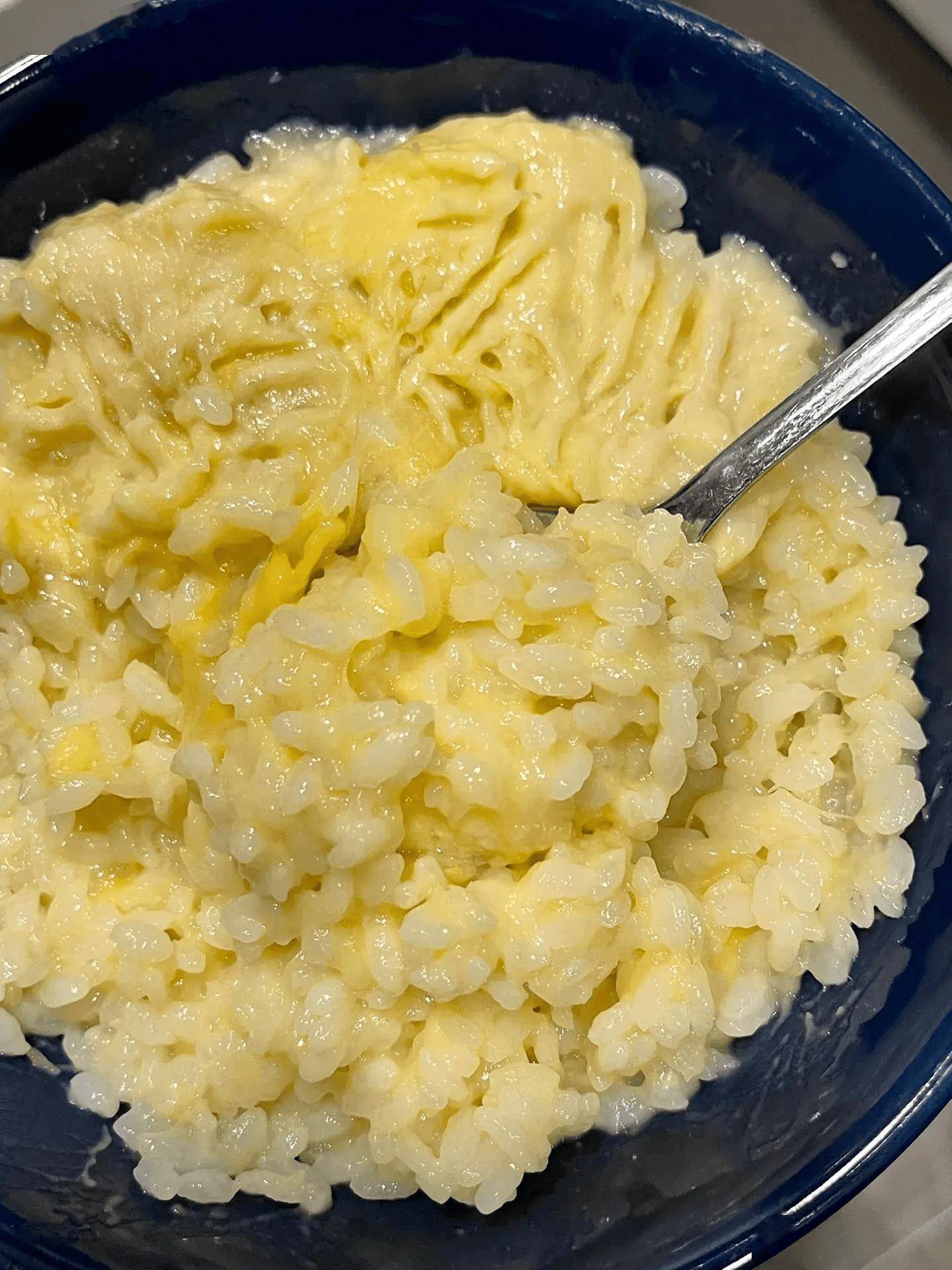 感谢网友的分享,这个榴莲拌饭太香了