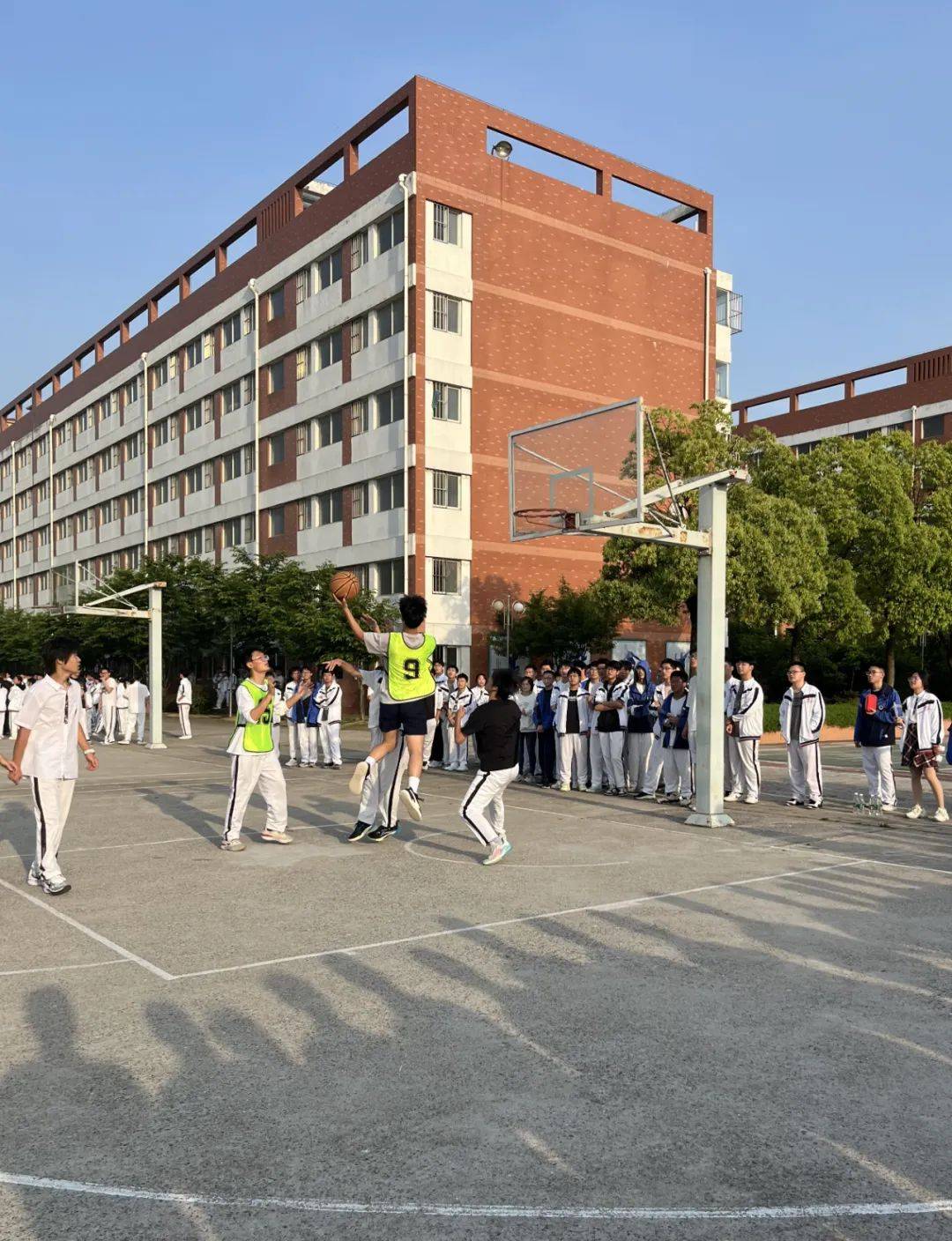 迎"篮"而上,勇者为强——春晖学校高二年级举行"春晖杯"篮球比赛