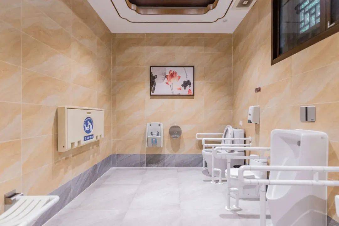 三卫生间小桥流水微型景观成为新视觉欣赏安渡坊卫生间内部的厕所别有