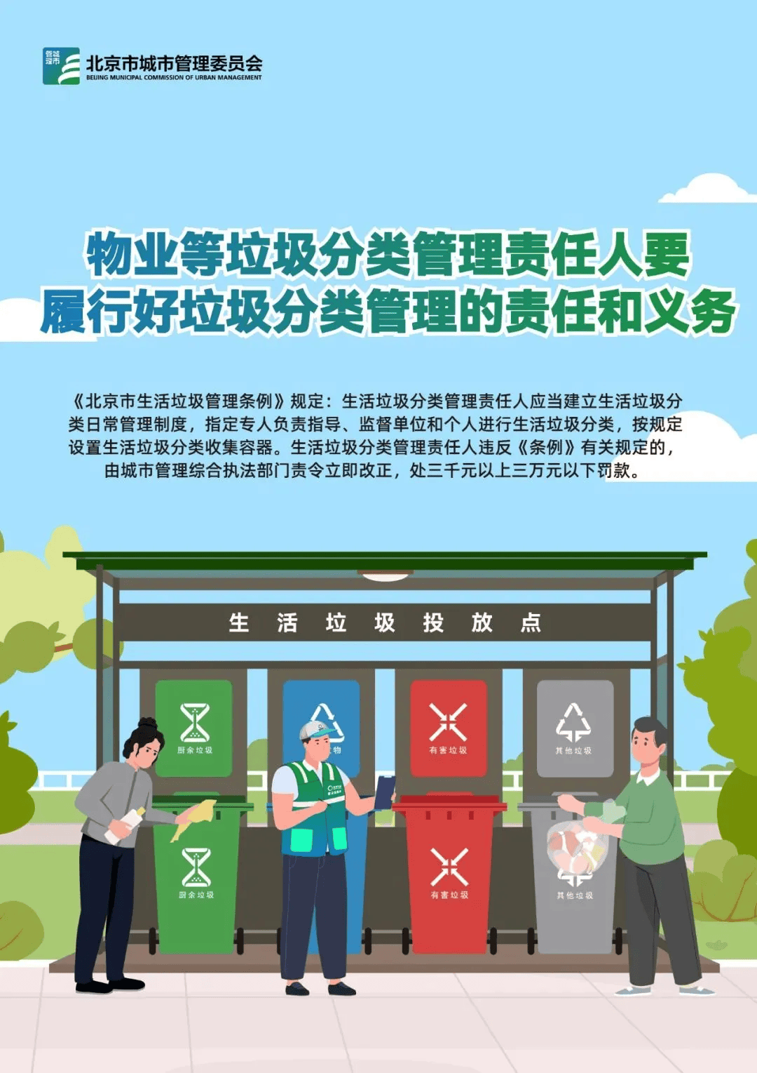 生活垃圾分类宣传周 |这份垃圾分类知识指南,请查收→_北京市_处罚_进