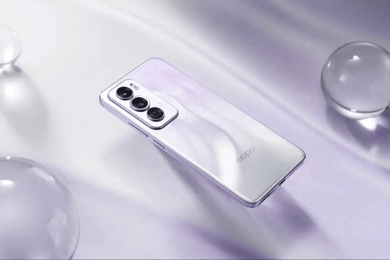 超美小直屏设计、潮流银幻紫配色！OPPO Reno12 Pro图赏来了_支持_性能_手机