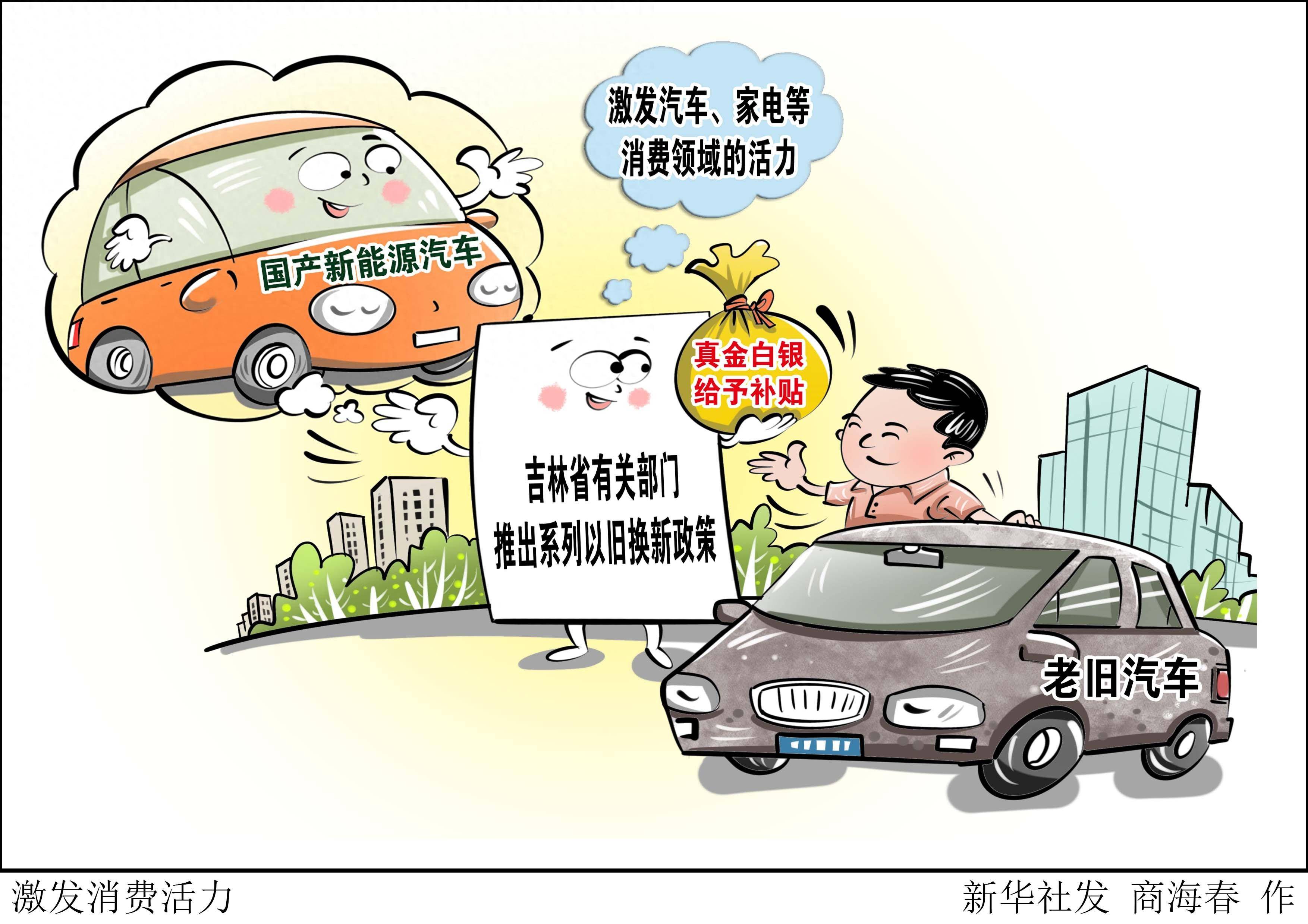 (图表·漫画)激发消费活力