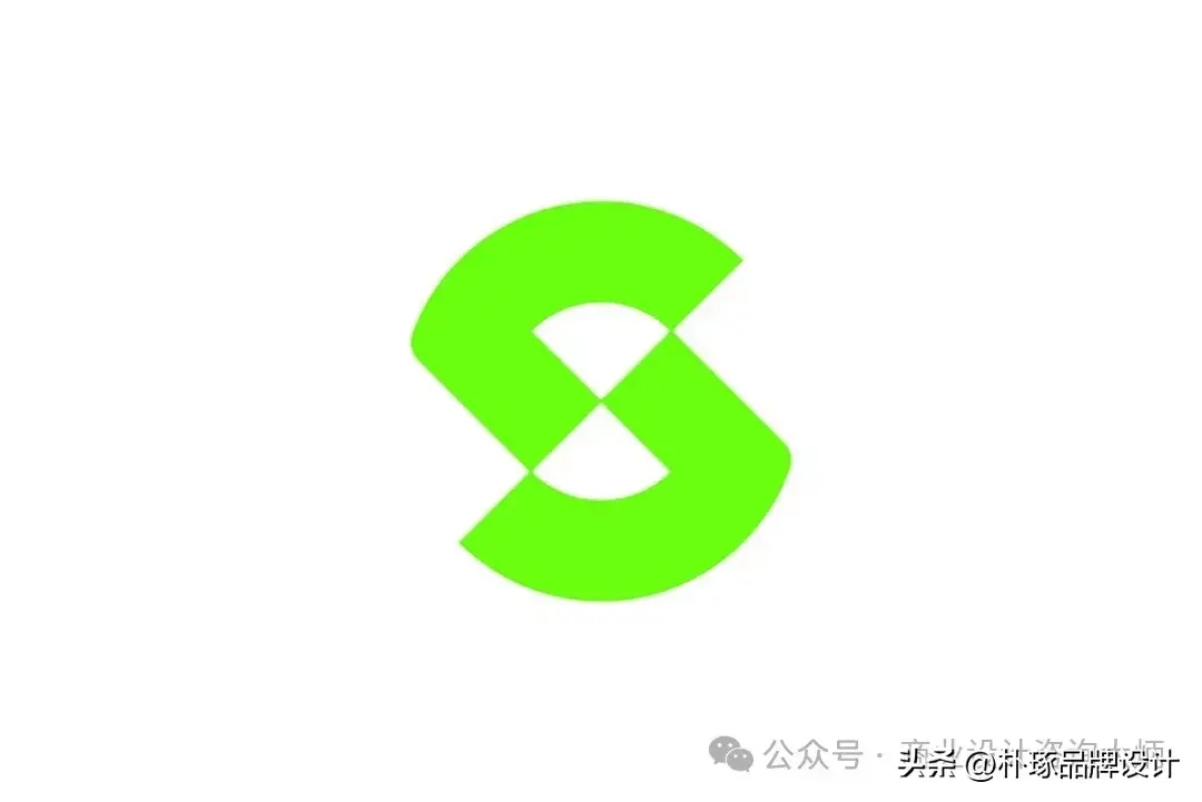 极简字母s元素logo及vi创意设计