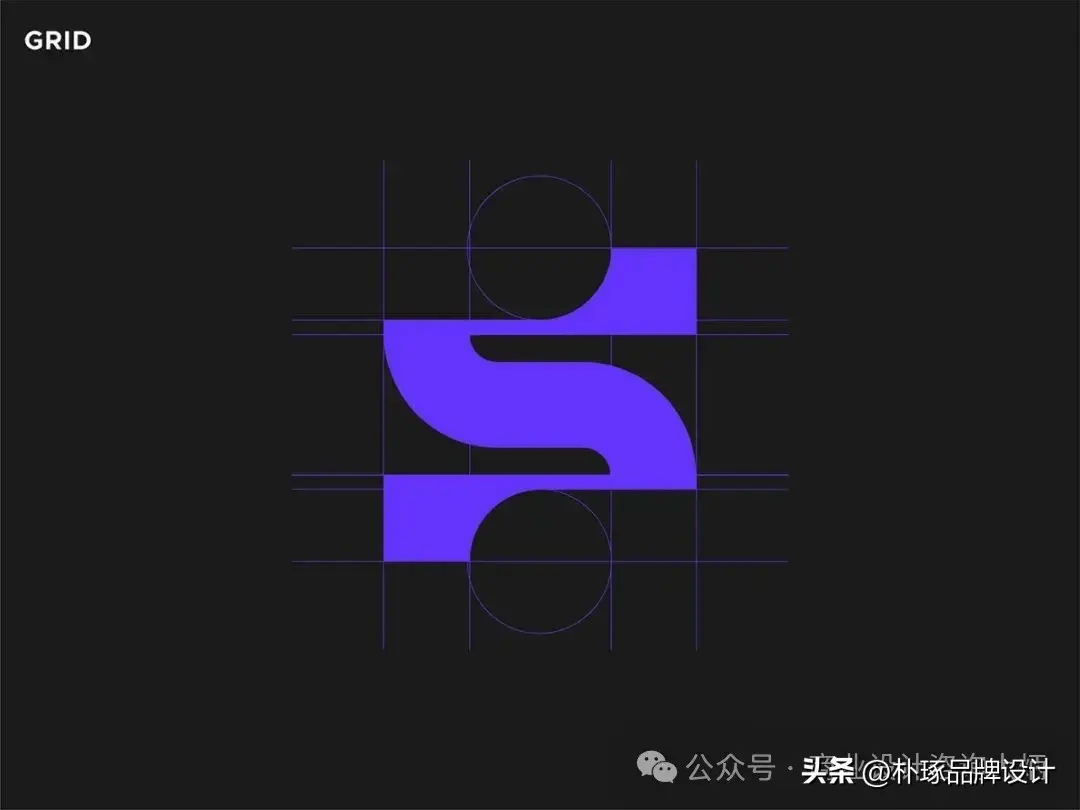 极简字母s元素logo及vi创意设计