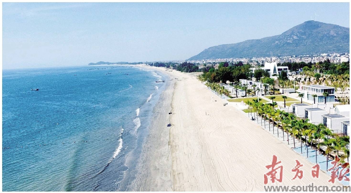 陆丰市东海街道上海外滩旅游景区已经建起了多家民宿.