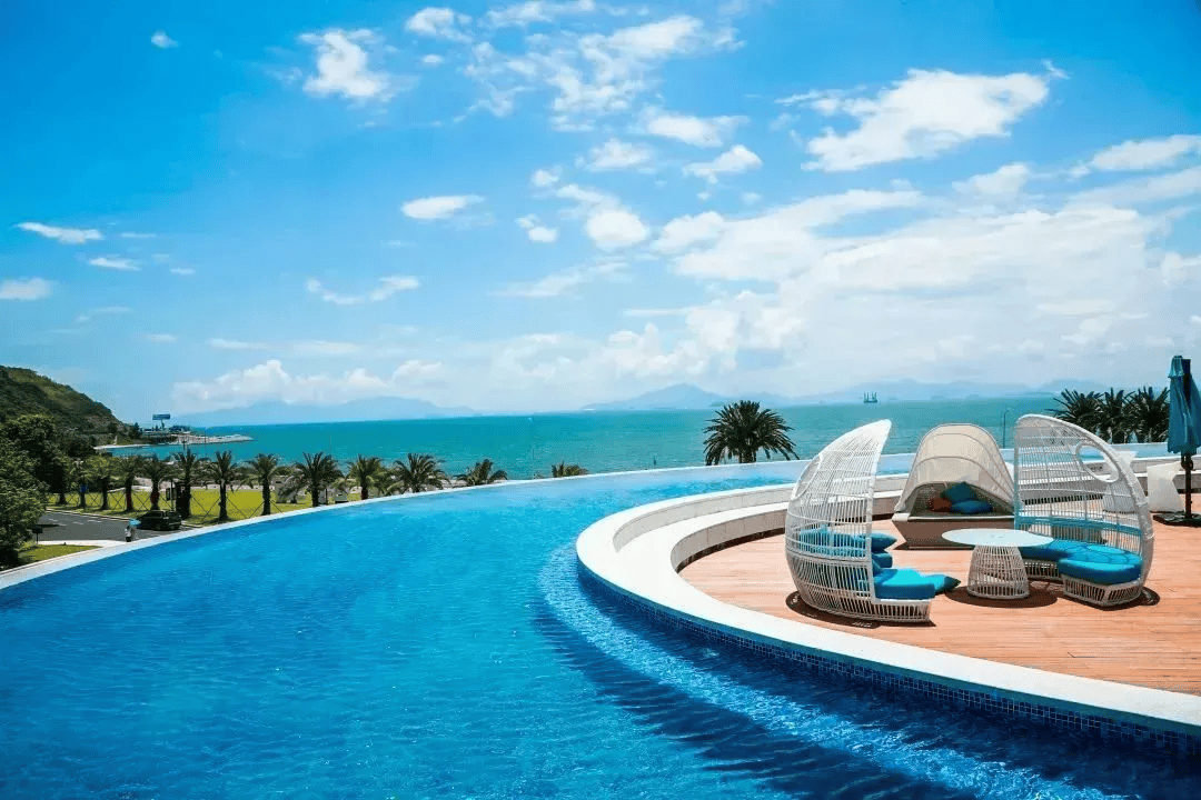 周六端午不涨价!￥399豪住惠州巽寮湾屿海云天假日酒店!