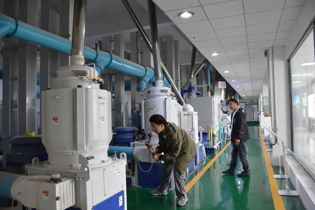 过程,主持人智辛带领小伙子们深入各个车间,各道工序,逐一拍摄大米