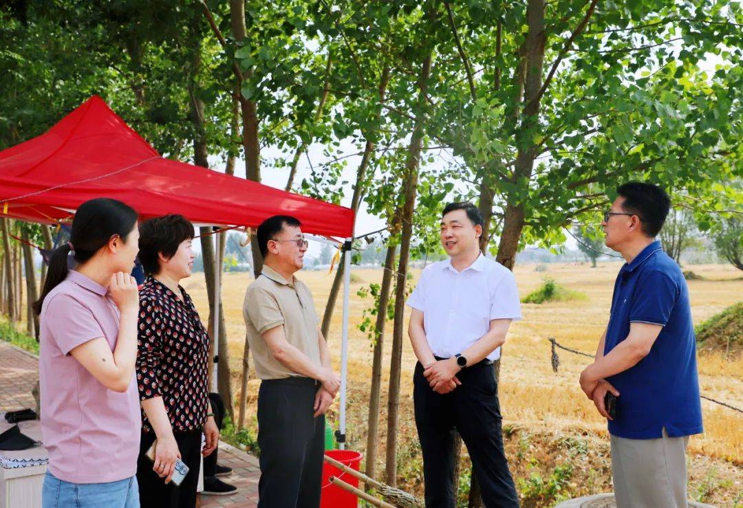 杨洪军到凤城街道,圣泉镇督导调研三夏生产和秸秆禁烧工作