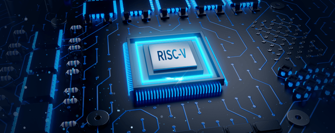 [RISC-V标志与电路图的融合图片]