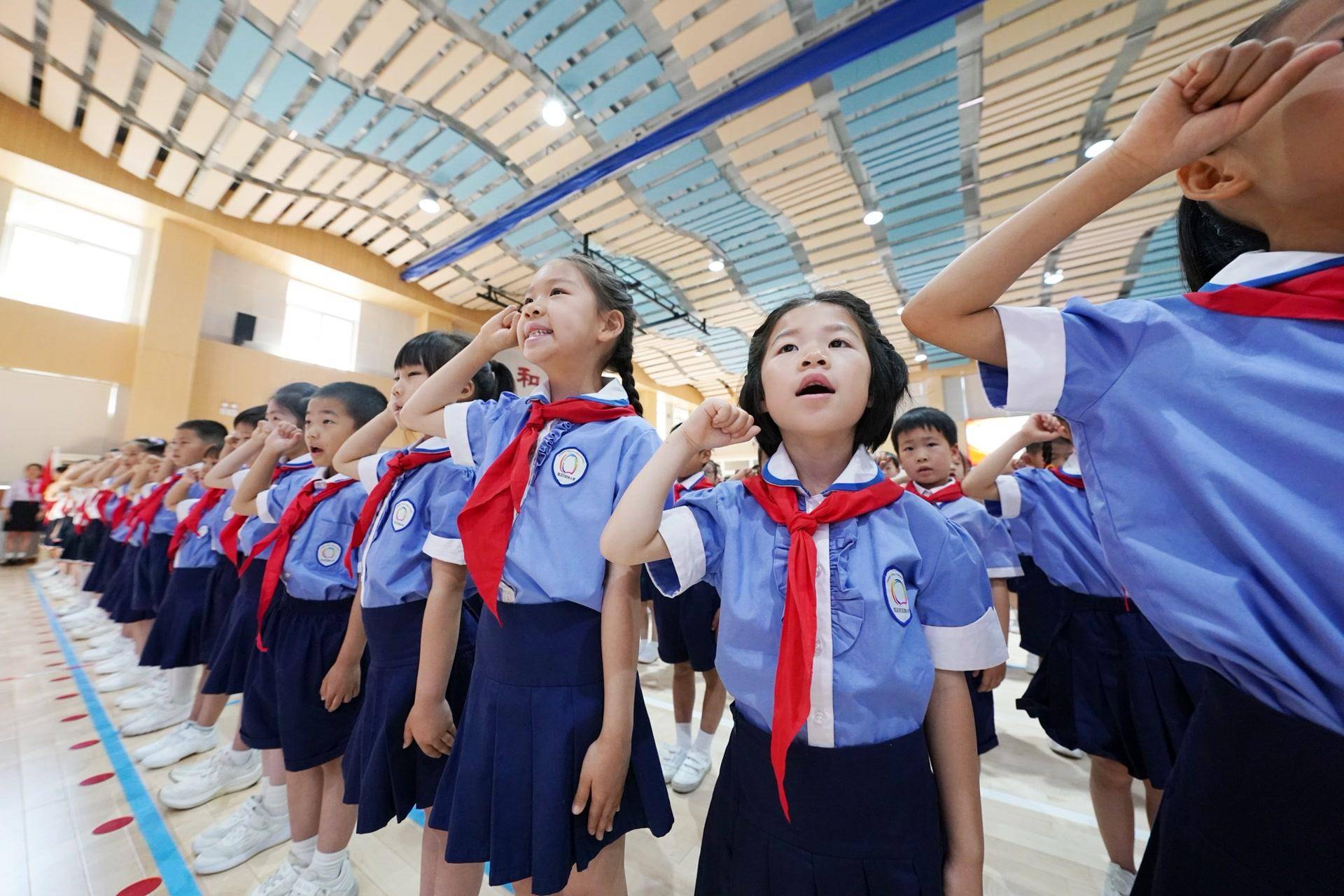 红领巾爱祖国,各族少先队员齐聚北京迎"六一"