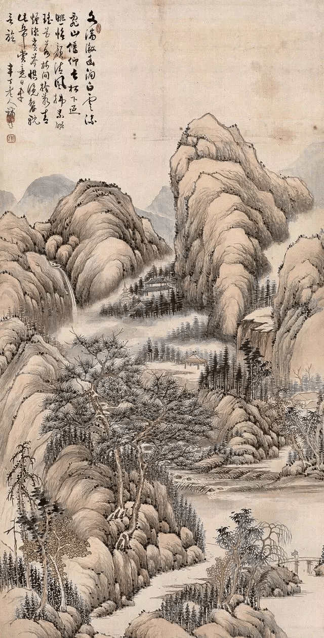 润笔高于齐白石的山水画家——陈半丁