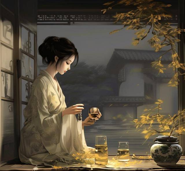 梧桐更兼细雨,到黄昏,点点滴滴——李清照《声声慢·寻寻觅觅》