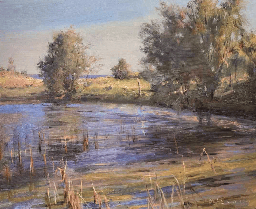 颜苏平 作品_风景_静物_人物