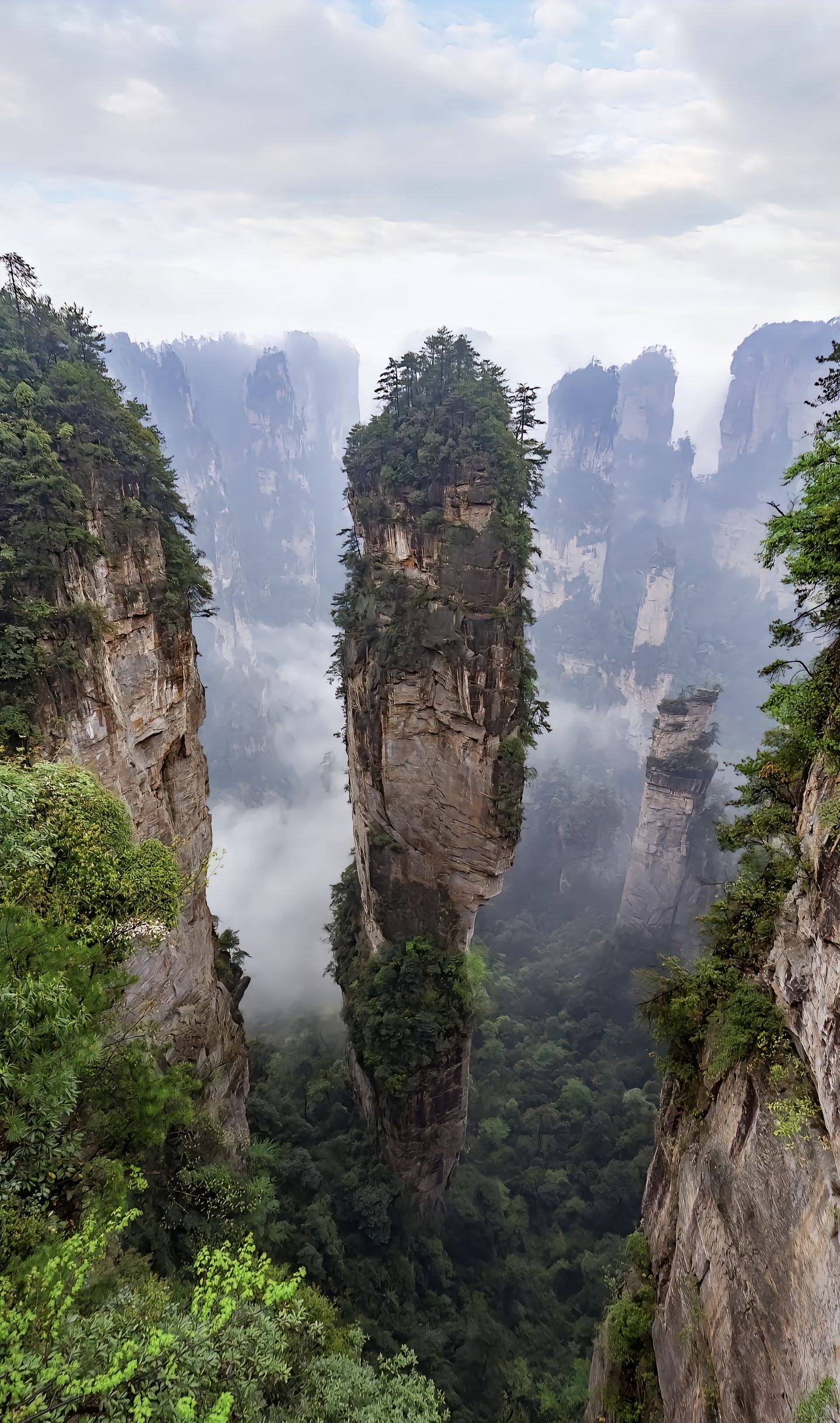 张家界风景图真实图片