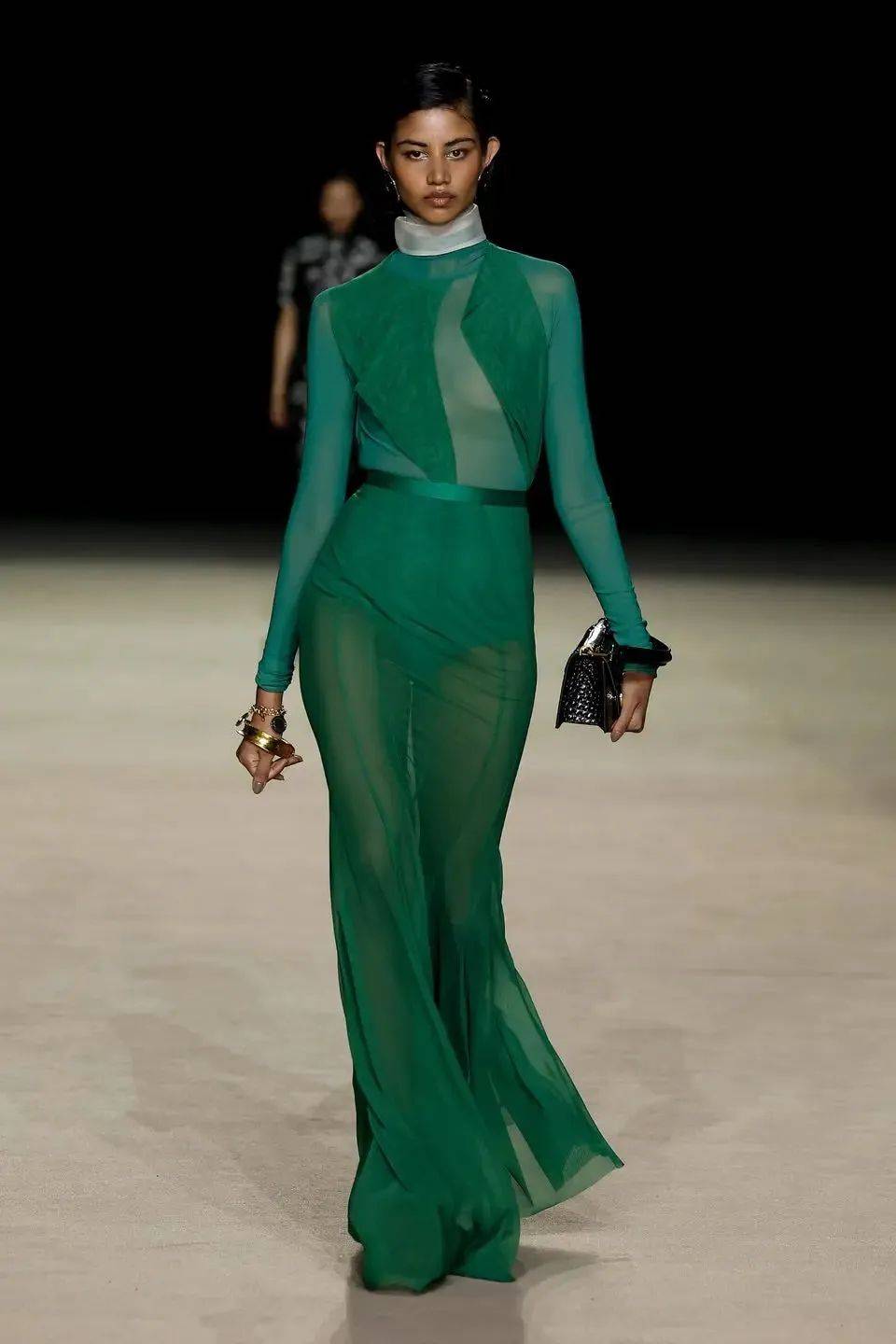 透视,薄纱,黑丝 | carla zampatti 2025春夏