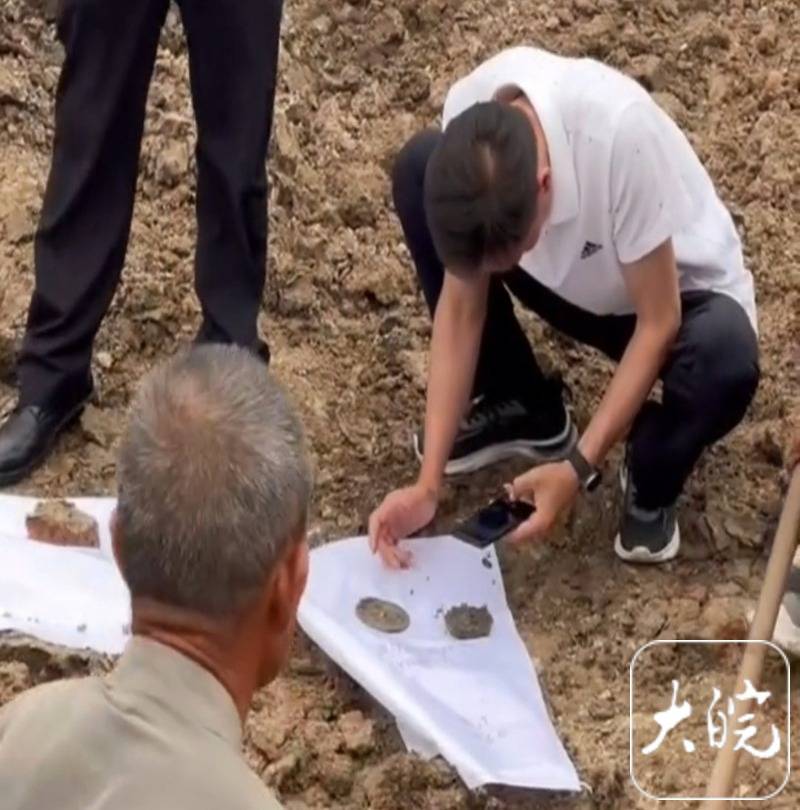 文物部门已介入 安徽寿县一工地发现汉代古墓