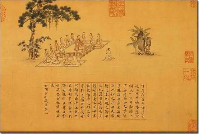 数十年间,文氏父子及门生对仇英绘画的题跋欣赏不计其数,广泛流传于