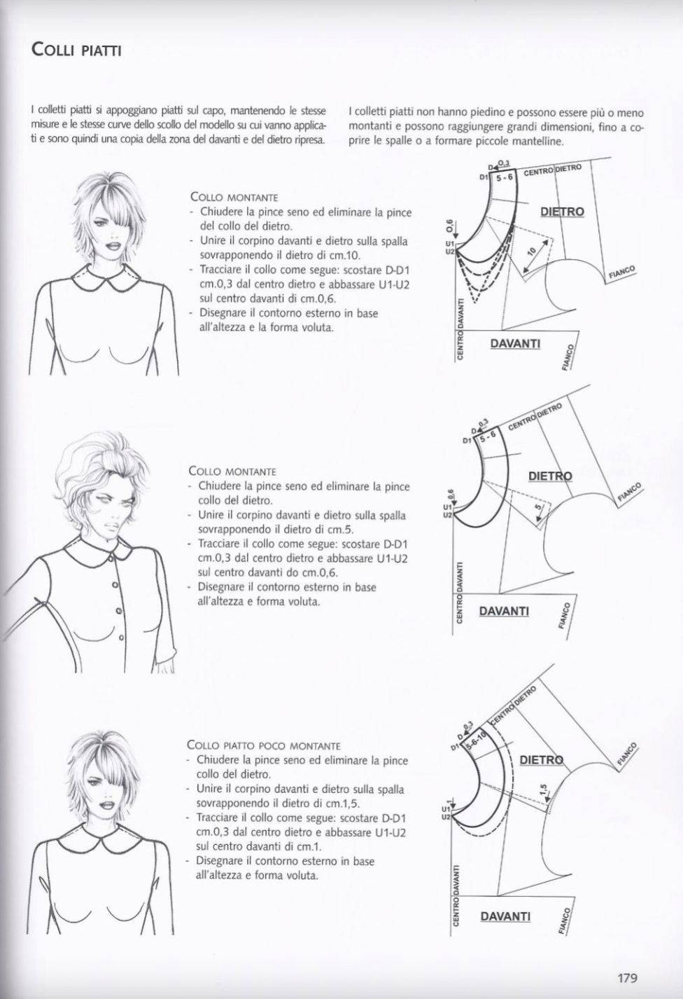 裁剪图 | 30款创意女装领子的结构纸样!