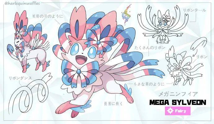 【图集】宝可梦mega进化新设计