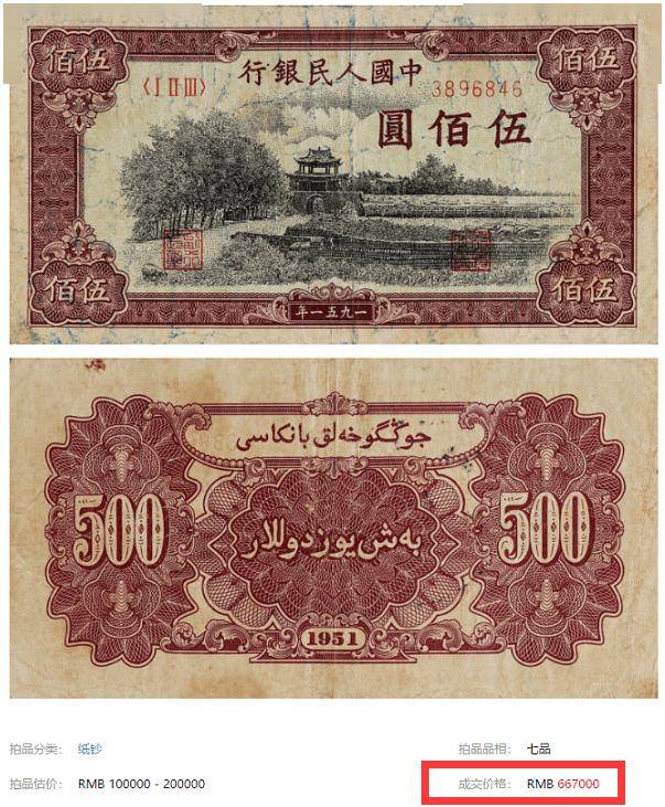 人民币_纸币_价格
