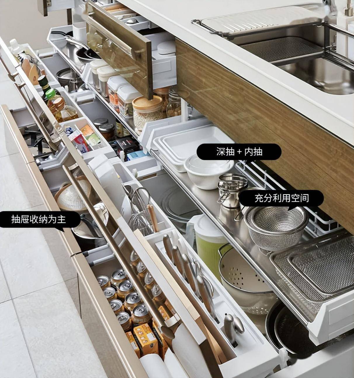 厨房不一定大就好,瞧瞧日本人布置的,整洁上档次,晒晒!