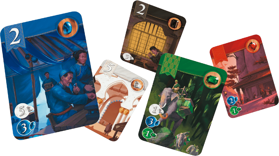 本款游戏的插画由近几年因《刺客信条》《死亡细胞》等联名桌游作品而