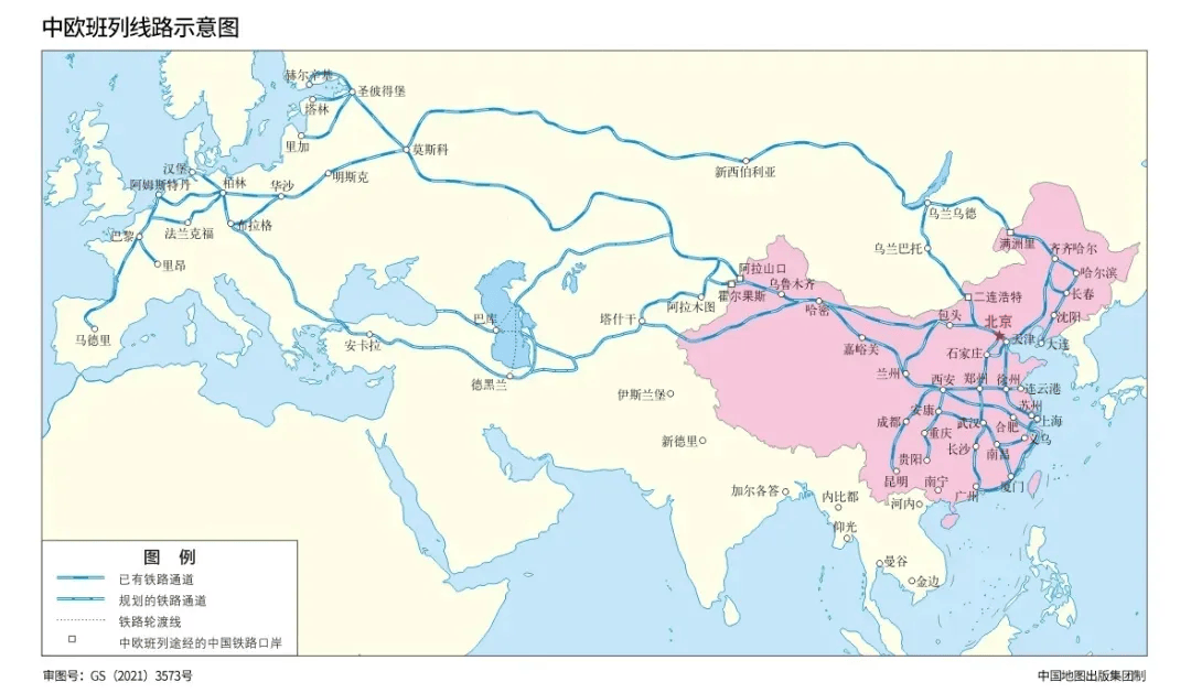 新疆四纵四横铁路规划图片