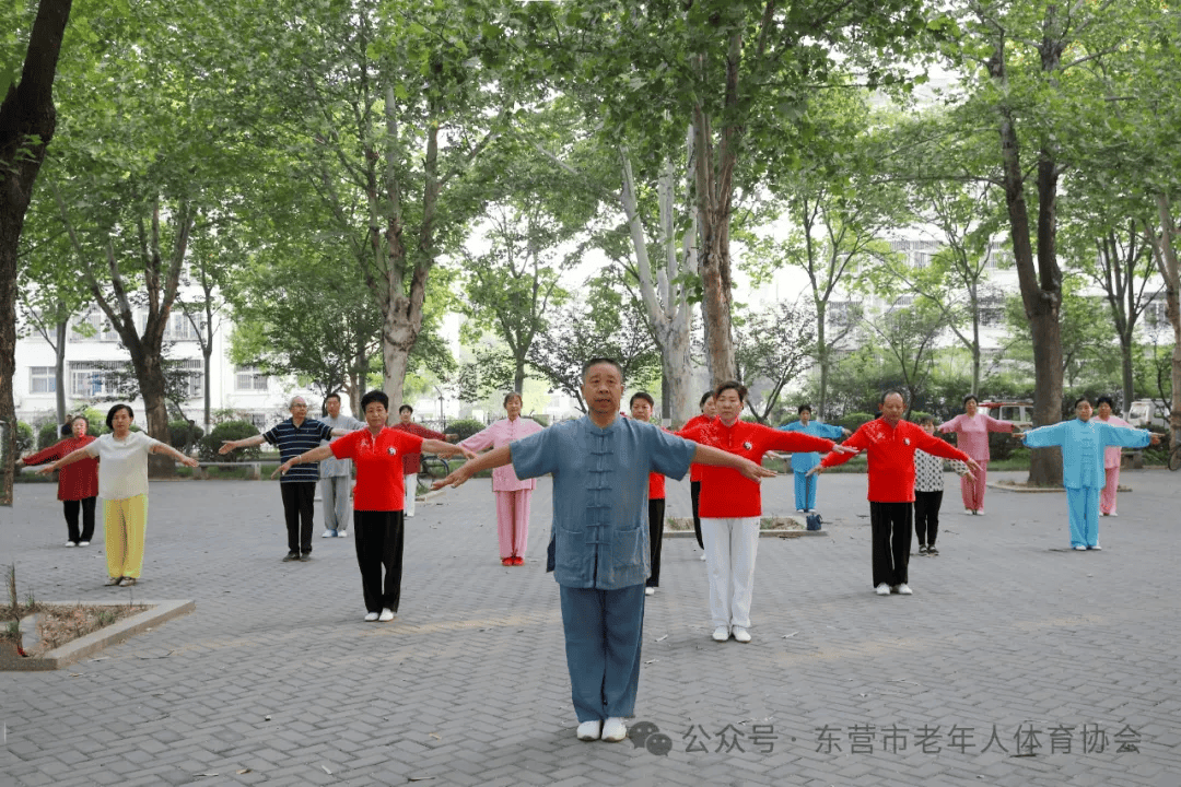 广饶县西苑站点"第三套养生太极掌培训班"圆满结课