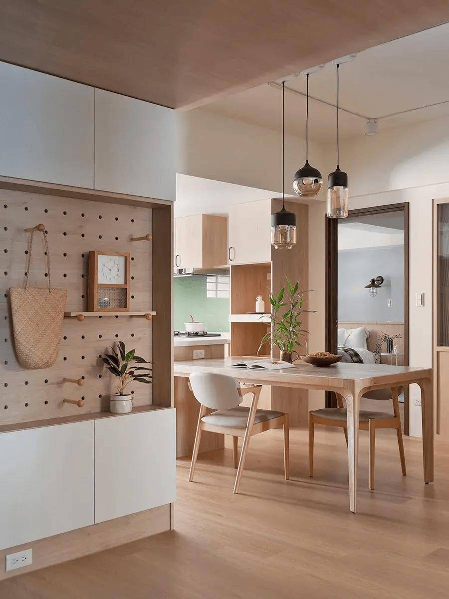 140㎡改造:原木 北欧风,这才是家的样子